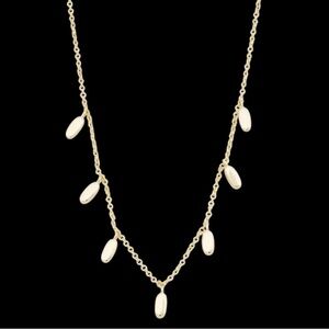 Kendra Scott 14k Gold tone Elegant Necklace with Oval Pendants